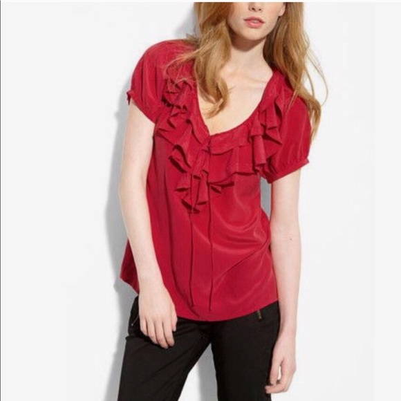 Anthropologie Tops - Anthro Joie 100% Silk Blouse EUC